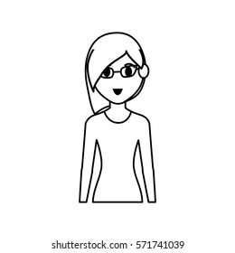 Woman cartoon isolated icon vector illustration graphic design