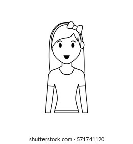 Woman cartoon isolated icon vector illustration graphic design