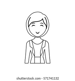 Woman cartoon isolated icon vector illustration graphic design
