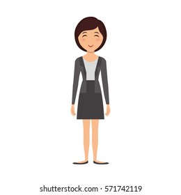 Woman cartoon isolated icon vector illustration graphic design