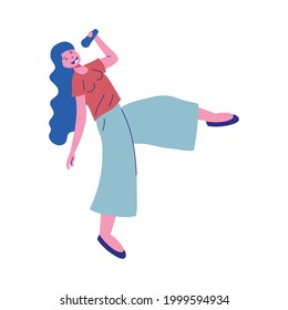 歌う 女性 のイラスト素材 画像 ベクター画像 Shutterstock