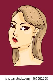 Woman cartoon vector
