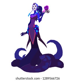 woman from cartoons polygon art