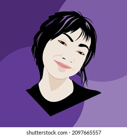 woman character design illustration vector. woman hand drawn vector