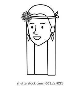 woman character hippy lifestyle