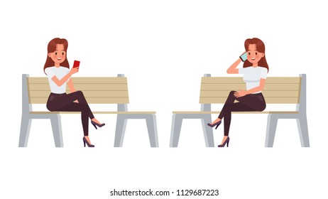 Woman character vector design.