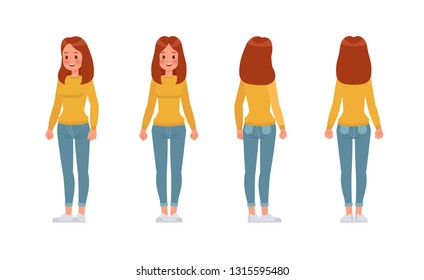 Cute Cartoon Illustration Young People Various Stock Illustration 220311013