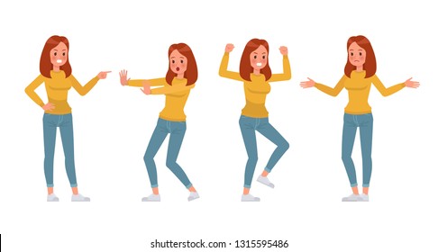 Woman character vector design. Woman character vector design.