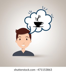 woman client hotel icon vector illustration design