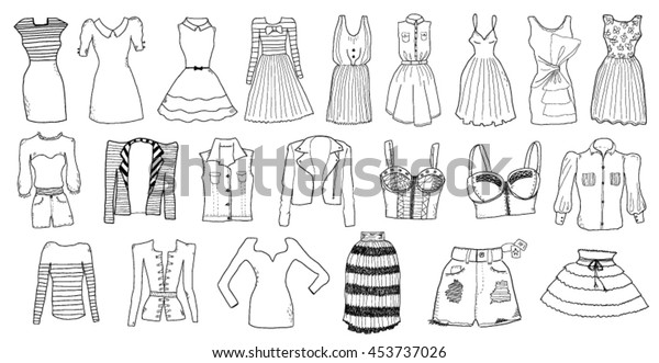 Woman Clothes Stock Vector (Royalty Free) 453737026