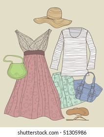 woman clothes set