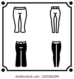 woman clothes set icon vector