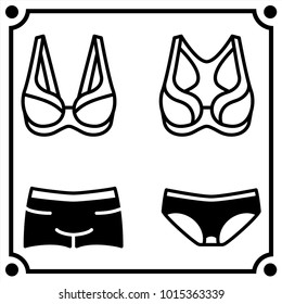 woman clothes set icon vector