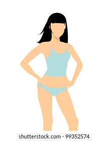 woman clothes template