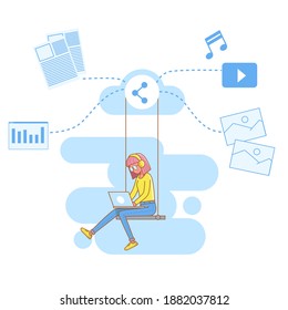 Compartir nubes y mujeres es una nueva normalidad.