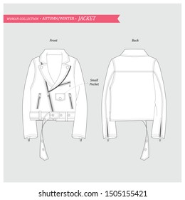 Woman collection autumn winter jacket