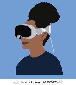 woman confidently navigating virtual environments with VR headset. Virtual Training, Tech Empowerment, Digital Literacy, Futuristic Business, Immersive Technology, Interactive Learning