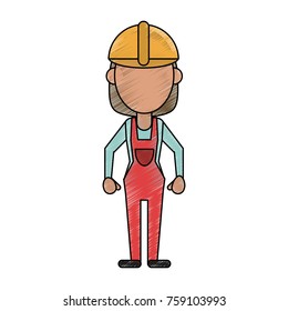 Woman construction worker