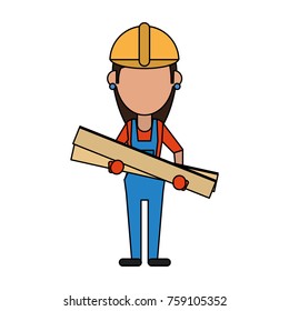 Woman construction worker