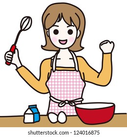 Woman to cook