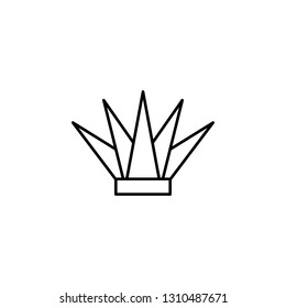 woman crown icon. Element of royalty for mobile concept and web apps icon. Thin line icon for website design and development, app development. Premium icon