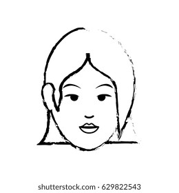 Woman cute cartoon