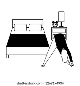 woman daily routine