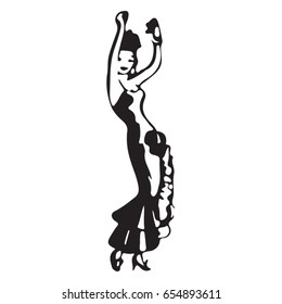 Woman dancing.
