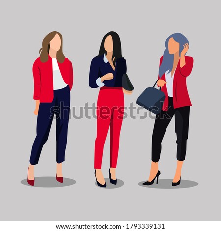 woman day and comunity in flat design style