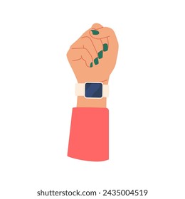 woman day hands clenched into fists woman