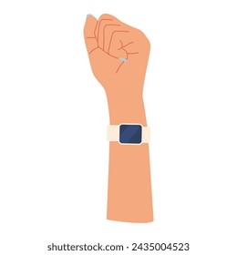 woman day hands clenched into fists woman
