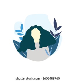 Woman Days Character in nature Handmade