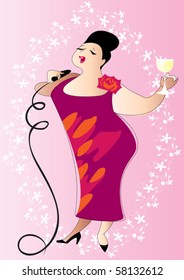 The woman - delivers says toast