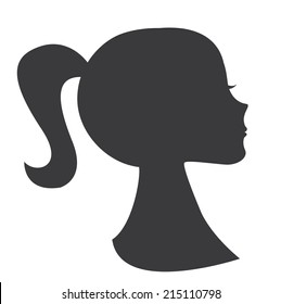 woman design over  white background vector illustration 