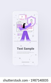 woman developer creating mobile website ui web application development program software optimization