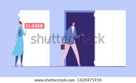 Similar – Image, Stock Photo CLOSED right