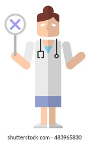 Woman doctor: answer incorrect
