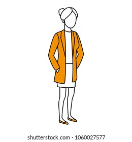 Woman doctor cartoon
