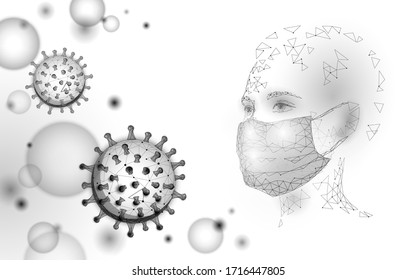 Woman doctor scientists hold test tube. Safety medical mask virus microscope vaccine. Developing pandemic coronavirus pneumonia treatment. Healthcare immunization research vector illustration