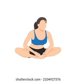 153 Baddha konasana Stock Illustrations, Images & Vectors | Shutterstock