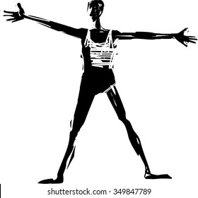 Woman doing exercise