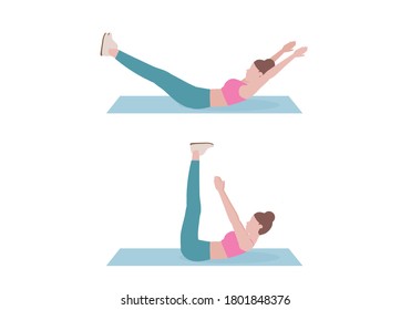 42 Toe touch crunches Images, Stock Photos & Vectors | Shutterstock