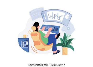 Woman Doing Multitasking While Working From Home