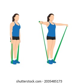 77 Resistance Band Lateral Raises Images, Stock Photos & Vectors 