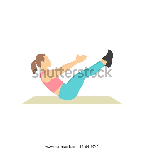 mujer-sentada-muchacha-haciendo-ejercicio-en-casa-la-gimnasia