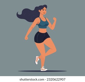 woman doing stretching and exercise