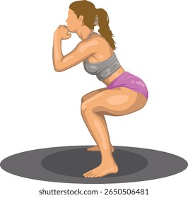 a woman doing workout in white sportswear