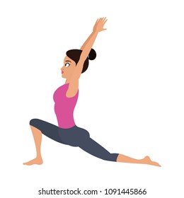Woman doing yoga