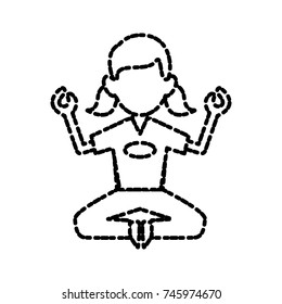 Woman doing yoga