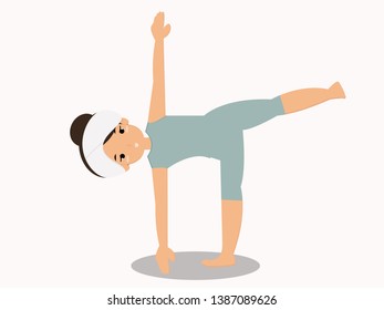 Yoga Cartoon Images, Stock Photos & Vectors | Shutterstock